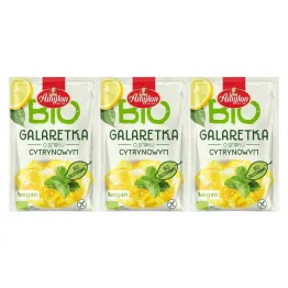 3 x Galaretka o Smaku Cytrynowym z Agarem Bezglutenowa Bio 40 g - Amylon