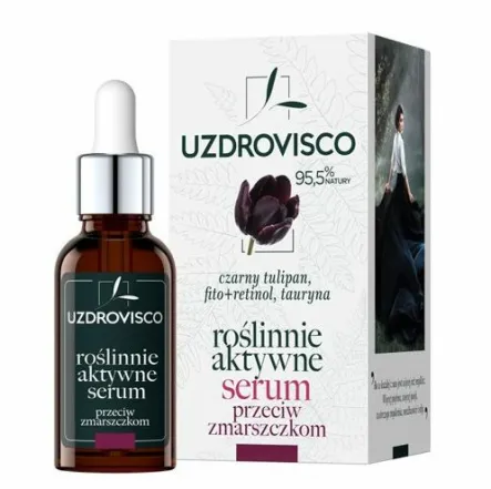 Serum Do Twarzy Przeciwzmarszczkowe - Czarny Tulipan 30 ml - Uzdrovisco