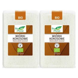 2 x Wiórki Kokosowe Bezglutenowe Bio 1 kg Bio Planet