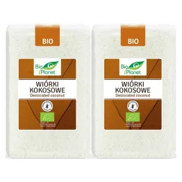 2 x Wiórki Kokosowe Bezglutenowe Bio 1 kg Bio Planet