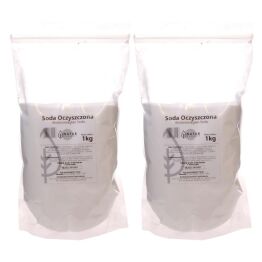 Zestaw 2 x Wodorowęglan Sodu Soda Oczyszczona Proszek 1 kg - Natur Planet