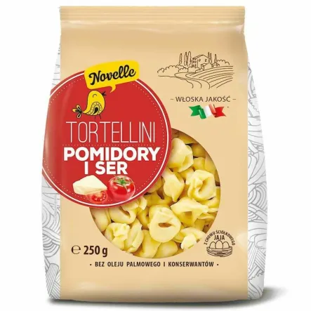 Tortellini Pomidory i Ser 250 g - Novelle