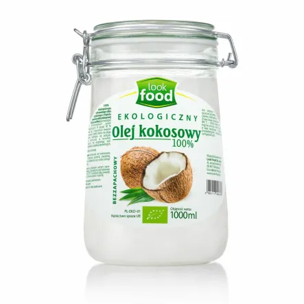 Olej Kokosowy Bio 1 l - Look Food 