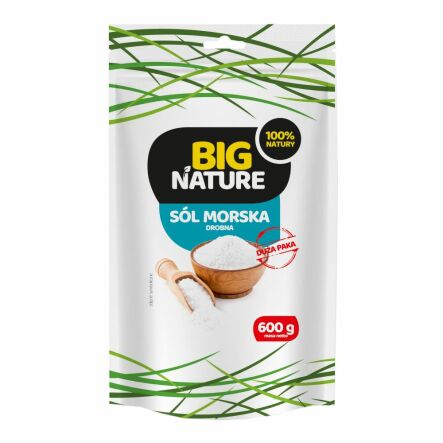 Sól Morska Drobna 600 g - Big Nature