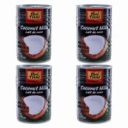 Mleczko Kokosowe 17-19% 400 ml Real Thai - Zestaw 4 x 400 ml