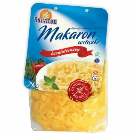 Makaron Bezglutenowy Wstążki 250 g - Balviten (data: 18.05.2025)