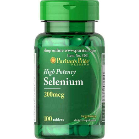 Selen 200 mcg 100 Tabletek - Puritan's Pride