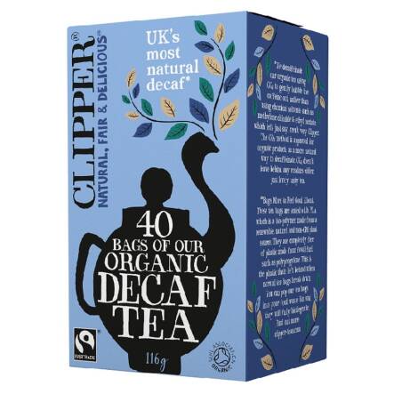Herbata Czarna Bezkofeinowa Fair Trade Bio 116 g (40x2,9)