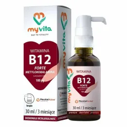 Witamina B12 Forte (Metylokobalamina) Krople 30 ml - MyVita
