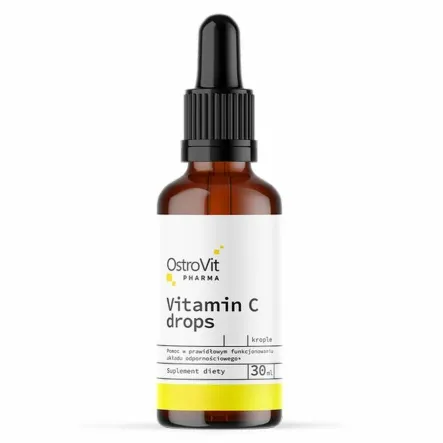 Witamina C w Kroplach - Vitamin C Drops 30 ml - OstroVit Pharma 