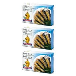 3 x Sardynki Marynowane 120 g (88 g) - Vigilante