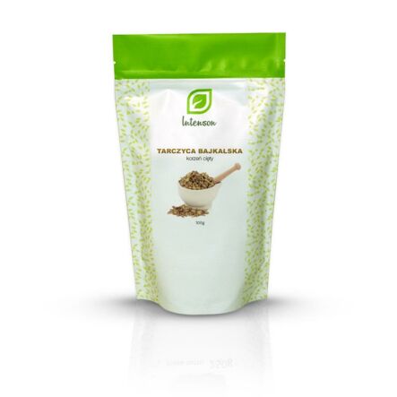 PRODUKT ZOSTAŁ WYCOFANY Z OFERTY Tarczyca Bajkalska Korzeń Cięty 100g Intenson