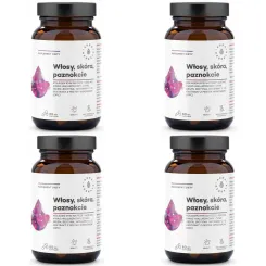 4x  Kolagen Rybi NatiCol (Włosy, Skóra, Paznokcie) 60 Kapsułek - Aura Herbals