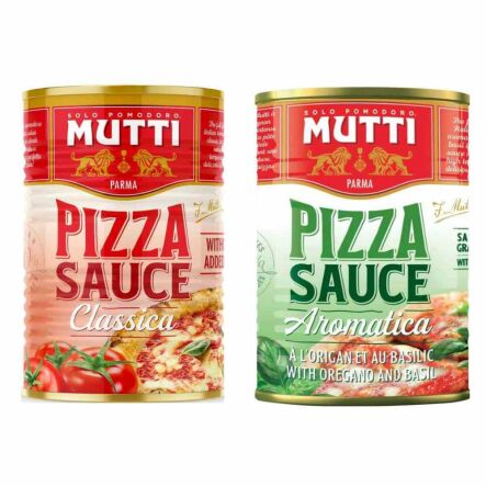 Sos Pomidorowy do Pizzy Classica 400 g - MUTTI  + Sos Pomidorowy do Pizzy z Ziołami 400 g - MUTTI 