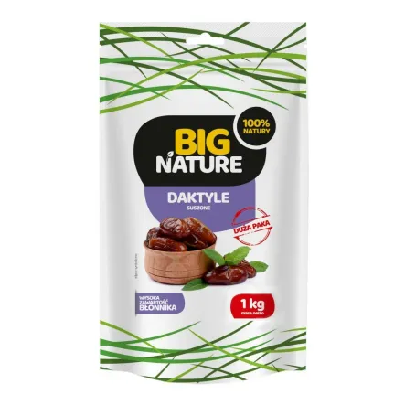 Daktyle Suszone Bez Pestek 1 kg -  Big Nature 