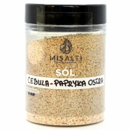 Sól Kłodawska Cebula z Papryką Ostrą 85 g - Misalti