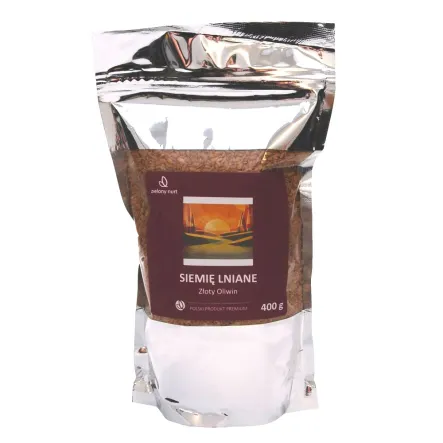 Siemię lniane Złoty Oliwin 400 g - Zielony Nurt 