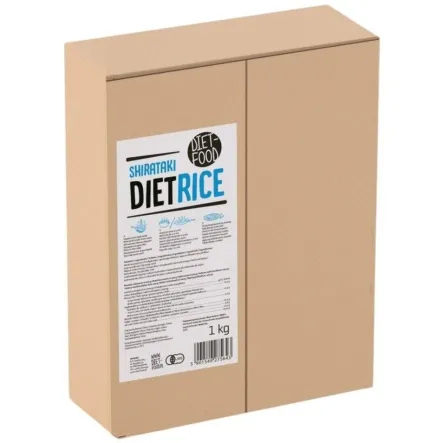 Makaron Konjac Rice 1 kg Diet Food - Makaronik Keto w kształcie Ryżu