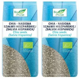 2 x Chia Nasiona Szałwii Hiszpańskiej Bio 400 g Bio Planet