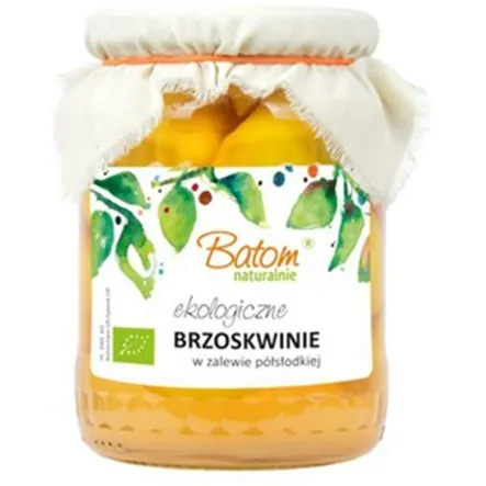 Brzoskwinia W Zalewie Bio 700 G Batom - Wyprzedaż