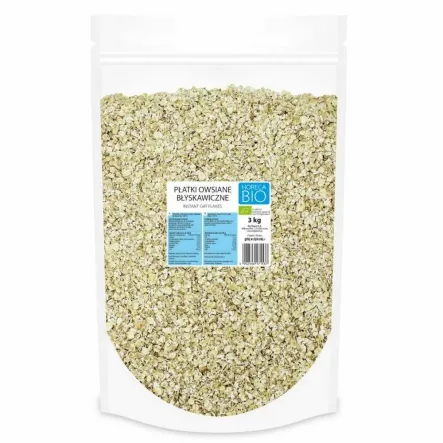 Płatki Owsiane Błyskawiczne Bio 3 kg - Horeca