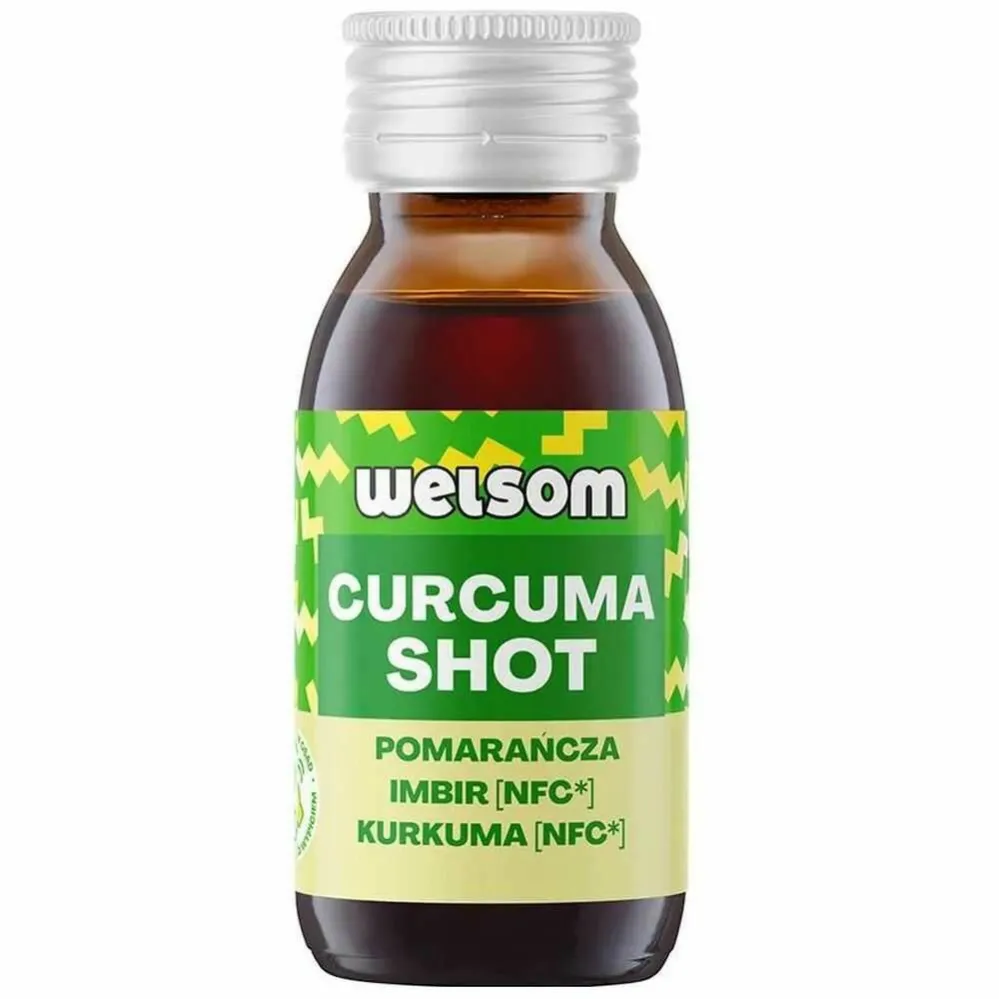 Shot Curcuma (Pomarańcza, Imbir, Kurkuma) 60 ml  - Welsom