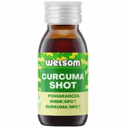 Shot Curcuma (Pomarańcza, Imbir, Kurkuma) 60 ml  - Welsom