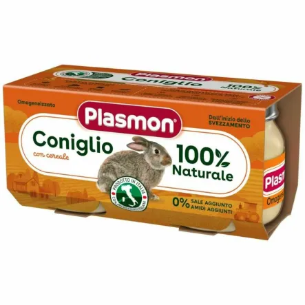 Obiadek Królik 160 g (2x 80 g) - PLASMON 