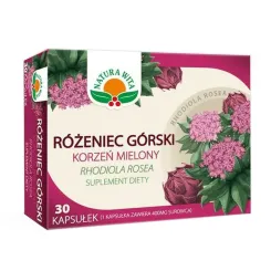 Różeniec Górski Korzeń Mielony 30 Kapsułek - Natura Wita