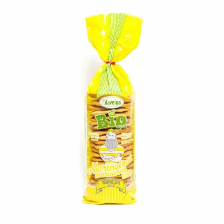 Krakersy Orkiszowe Bio 180 g - Daveiga - Przecena Krótka Data Minimalnej Trwałości