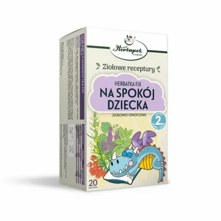 Herbatka NA SPOKÓJ DZIECKA FIX 40 g (20 x 2 g) - Herbapol Kraków