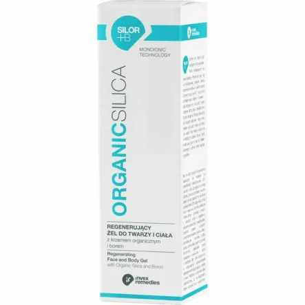 Regenerujący Żel do Twarzy i Ciała z Krzemem Organicznym i Borem Silor+B 200 ml - Invex Remedies