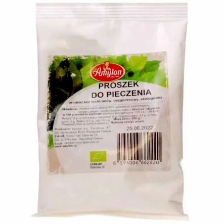 Proszek do Pieczenia Bezglutenowy Bio 200 g - Amylon