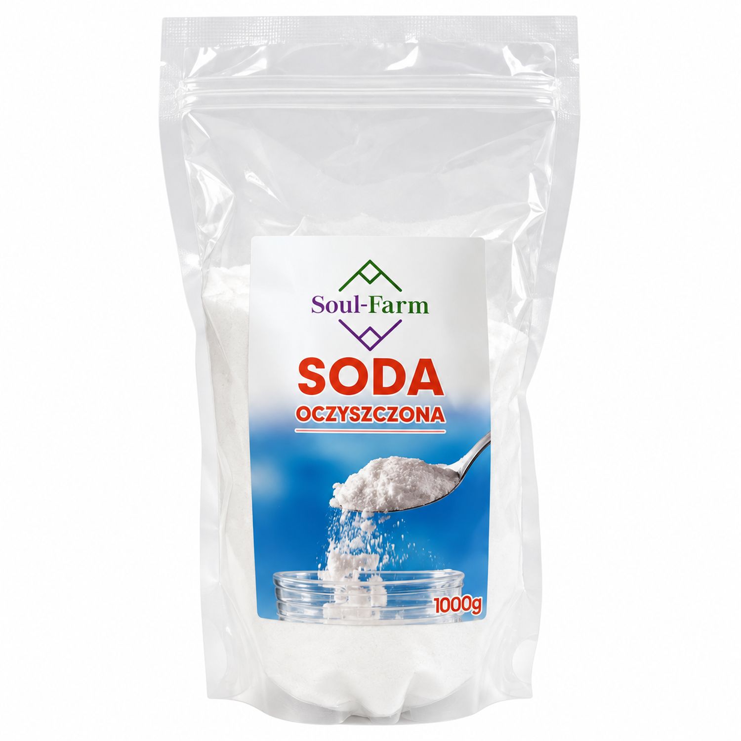 Soda Oczyszczona (Wodorowęglan Sodu) 1 kg - Soul-Farm