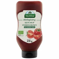 Polecamy! Ketchup Bez Dodatku Cukru BIO 470 g - Ekowital