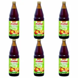 ZGRZEWKA 6 x Ocet Jabłkowy Niefiltrowany Demeter BIO 750 ml Voelkel