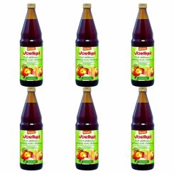 ZGRZEWKA 6 x Ocet Jabłkowy Niefiltrowany Demeter BIO 750 ml Voelkel
