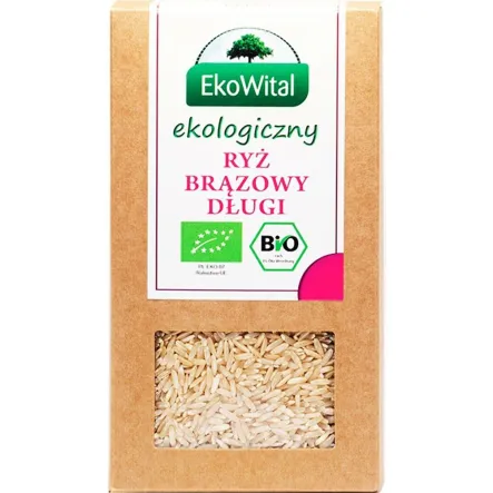 Ryż Brązowy Długi Bio 500 g - EkoWital