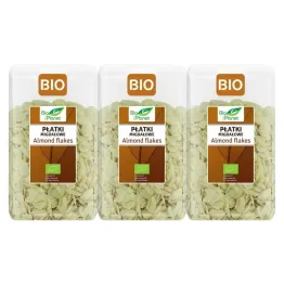 3 x Płatki Migdałowe Bio 600 g - Bio Planet