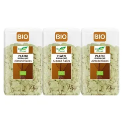 3 x Płatki Migdałowe Bio 600 g - Bio Planet