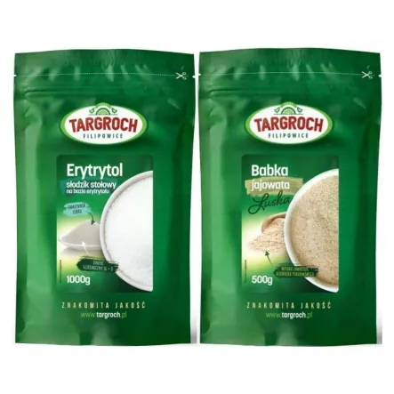 Zestaw Erytrol 1 kg - Targroch + Babka Jajowata Łuska 500 g Targroch