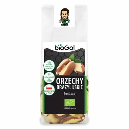 Orzechy Brazylijskie Bio 100 g - Biogol - Przecena Krótka Data Minimalnej Trwałości