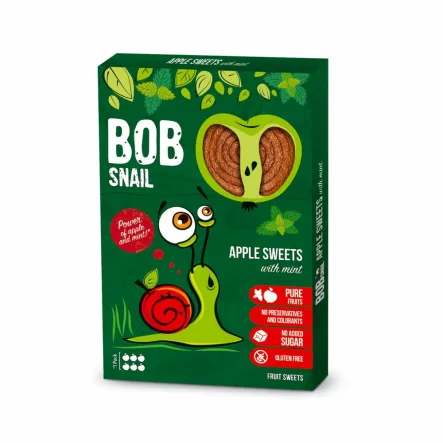 Przekąska Jabłkowo-Miętowa Bez Cukru 60 G Bob Snail