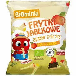 Frytki Jabłkowe Bezglutenowe Bio 40 g - Biominki