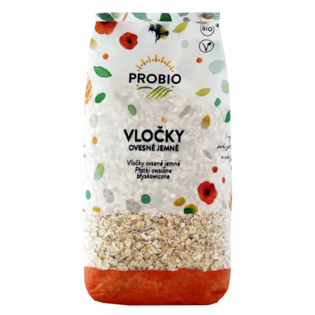 Płatki Owsiane Błyskawiczne Bio 500 g - PRO-BIO