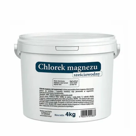 Chlorek Magnezu Sześciowodny Płatki 4 kg - Vitafarm