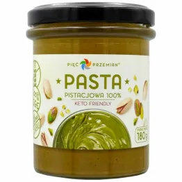 Pasta Pistacjowa 100% 180 g - Pięć Przemian