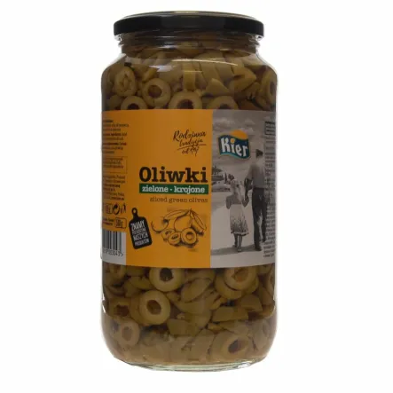 Oliwki Zielone Krojone 935 g - Kier