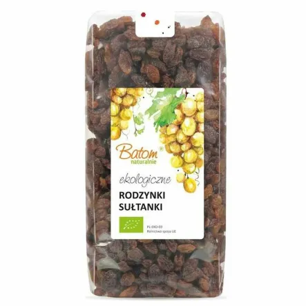 Rodzynki Sułtanki Bio 1 kg - BATOM