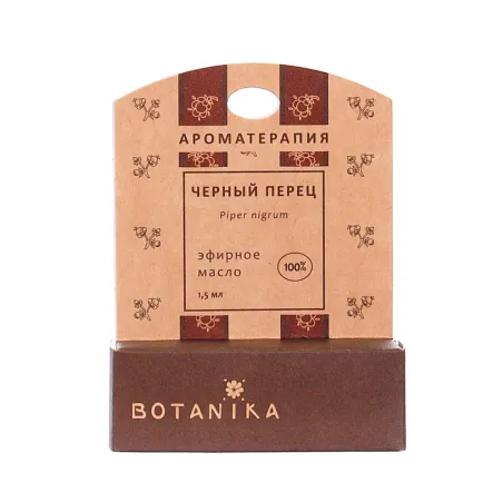 Naturalny 100%  Olejek Eteryczny Czarny Pieprz 1,5 ml Botanika